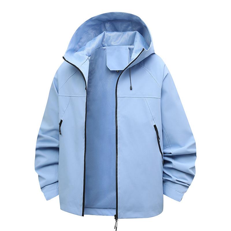 New Outdoor Jacket Men's Spring and Autumn Sports Outdoor Fashion Couple's Mountaineering Suit Windproof Waterproof Single Jacket Men