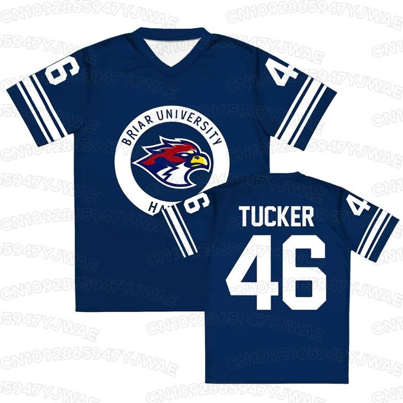 Men's Women's  Graham 44 Tucker 46 T-shirt Cosplay Short Sleeve T-shirt Top Off Campus Briar University Hockey Jersey