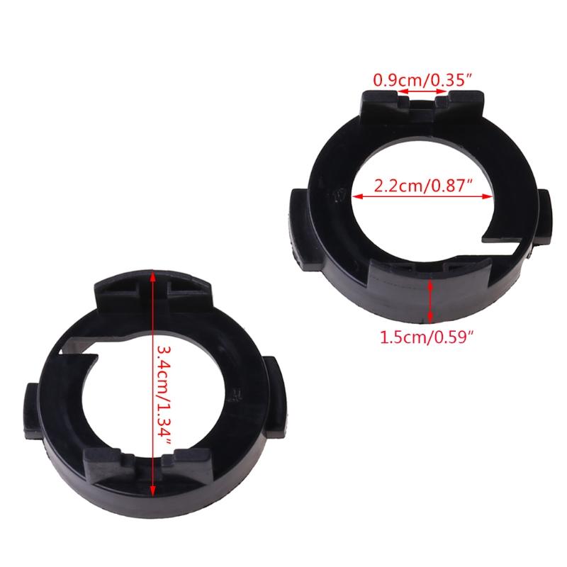 H7 LED Scheinwerferlampen Halterung Sockel Halter Basis Adapter für Kia Forte Koup 2014-2016 Rio 2012-2017 2 Stück
