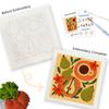 GATYZTORY Küstenstadt Punch Needle Kits Handarbeit Kunst Stickerei-Kit Landschaftsstickerei Punch Needle Kits Heimdekoration Hobby Ki