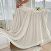 Winter Warm Double Sided Throw Sofa Cover Home Warm Sofa Blanket Comfortable Soft Bedspread Double Layer Flannel Throw Bedspread