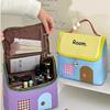 Dopamine Little House Makeup Bag for Women, Large Capacity, compartments, hand-held, 2025 New waterproof travel portable Storage bag