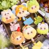 Liila Mini Plush Keychain Blind Box Collectible Cartoon Animal Design Phone Lanyard For Bag Phone Ornament Toy