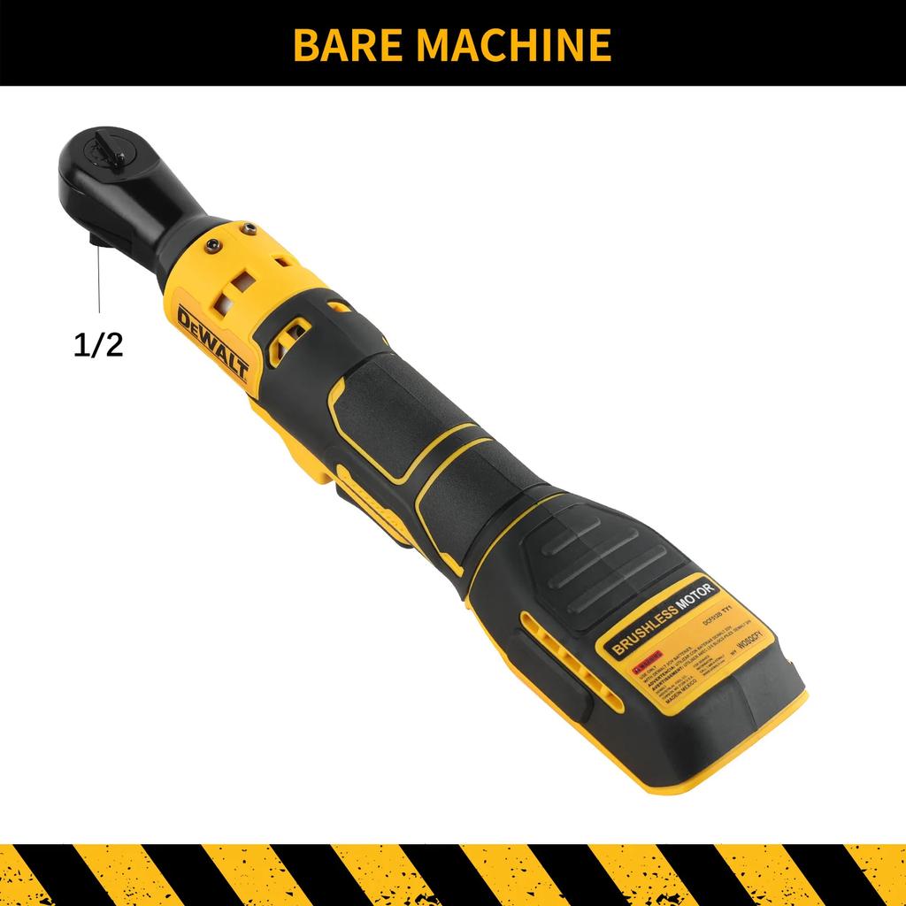 Clé à cliquet à angle droit Dewalt DCF513/DCF512 Tournevis sans fil LED Vitesse variable Clé d'impact Outils électriques
