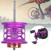 Aluminum Alloy Modified Wire Cup DIY Fishing Lure Baitcast Reel Fish Reels Accessorypurple