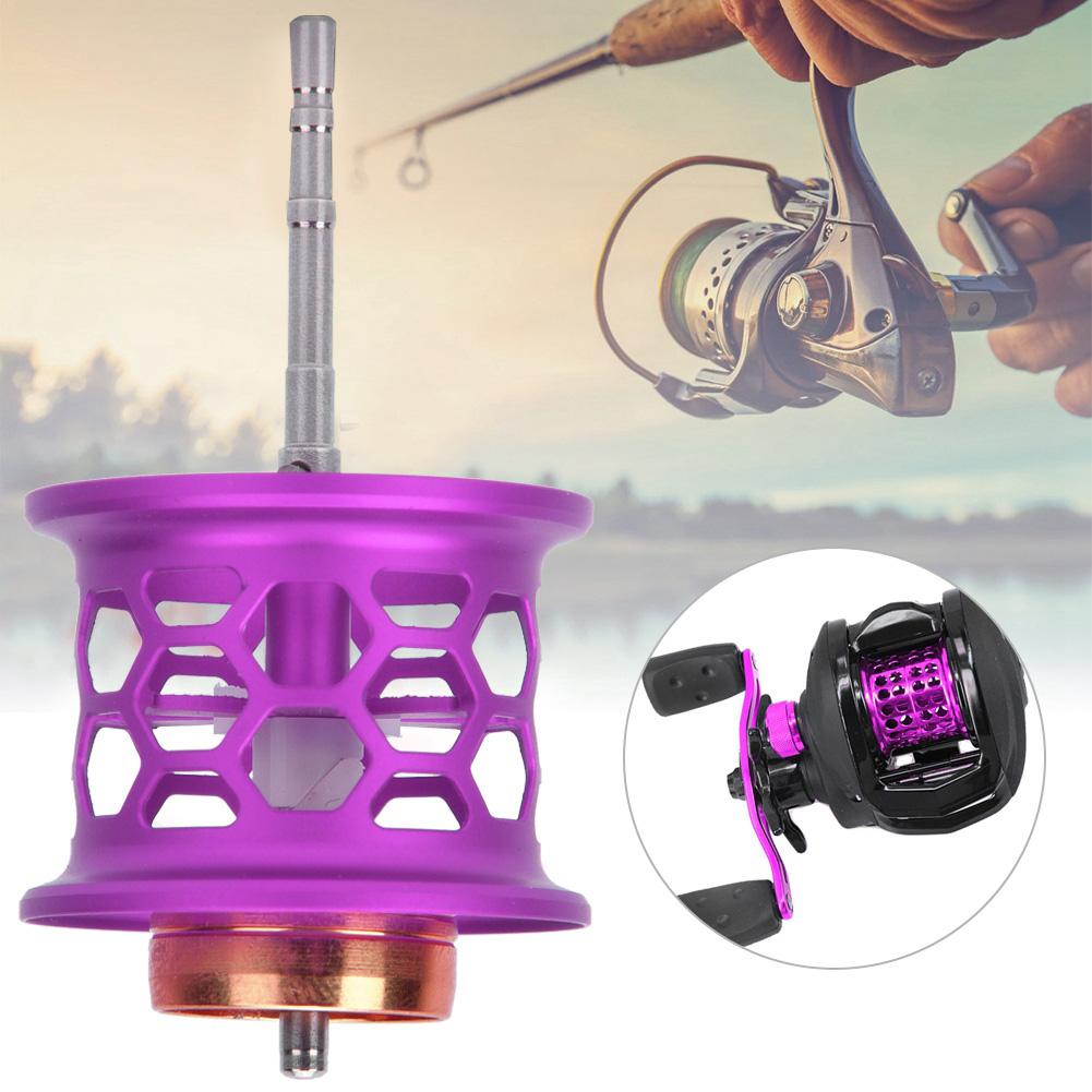 Aluminum Alloy Modified Wire Cup DIY Fishing Lure Baitcast Reel Fish Reels Accessorypurple