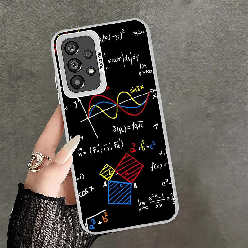 Physics Chemical Mathematics Shockproof Phone Case for Samsung A17 A16 A15 A14 A37 A57 A36 A56 A26 A35 A55 A25 A34 A54 A24 A13 A