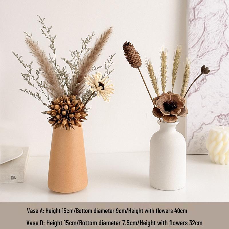 Rustikale Holz-Wohndekoration: TV-Schrank, Weinregal für den Eingangsbereich, Tischdekorationen für das Esszimmer, Akzente aus Trockenblumen