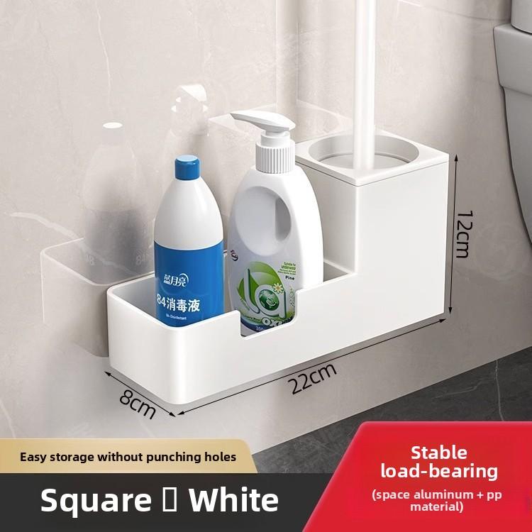 Household Toilet No-punch Cleaning No-dead-end Shelf