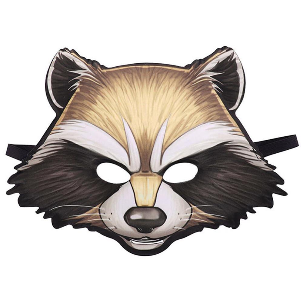 Dierenmasker 3D Realistisch Halve Gezicht Masker Halloween Carnaval Maskerade Verjaardagsfeest Spel Cosplay Kostuum Accessoires Rekwisieten