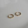 youngglow 14k basic one touch ring earrings