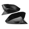 Carbon Fiber Pattern Rearview Mirror Cover for Infiniti Q50 - Gloss Black