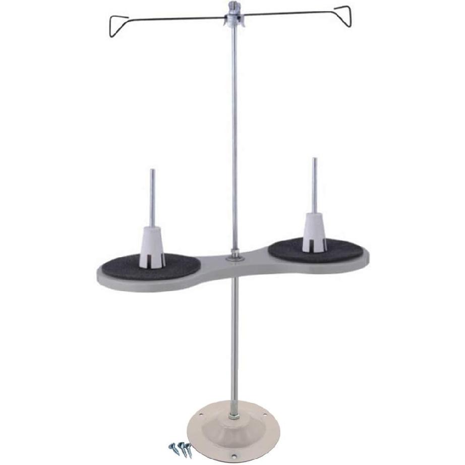 ckpsms Brand - 1SET #228776 2 Spool Thread Stand+Iron Base for Industrial/Household Sewing Machines