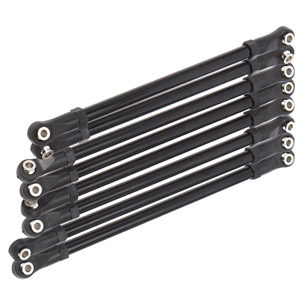 8pcs Metal Joint Link Rod RC Accessory Fit for SCX10II 90046 D90 1Celsius10 RC Car