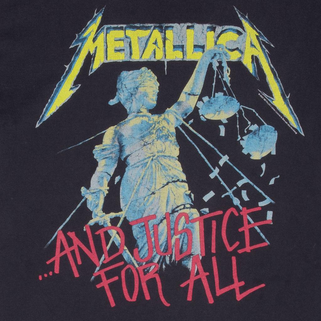 Vintage Metallica and Justice for All Tee Shirt 2007 Medium T-shirt Men Women Oversized Y2k Short Sleeve Female Male Clothing