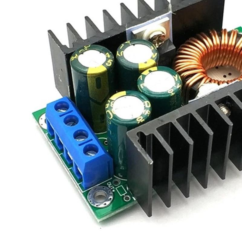 9A 300W DC5-40V to 1.2-35V Conversion with Intelligent Heat Regulation and Metal Construction