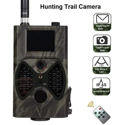 Wireless Cellular Trail Camera 32GB 16MP SMTP MMS, Night Vision, HC300M, 1080P