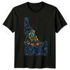 Idaho State Outline USA Landmarks Unisexs Tee Unisexs TShirt Graphic Top