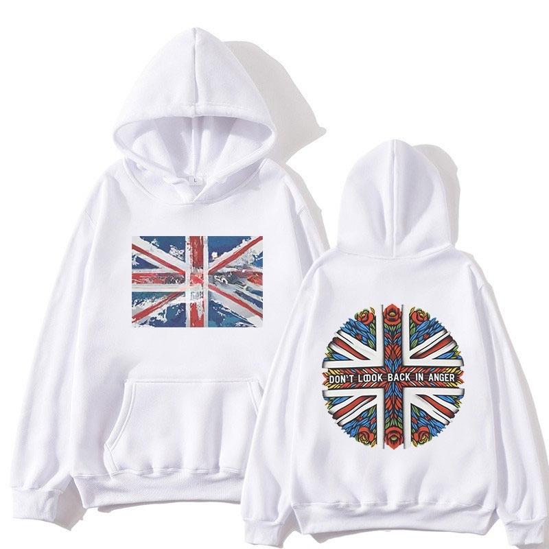 Graphic Hoodies British Rock Band Vintage Hooded Sweatshirts Men's Women Hip Hop Fashion Long Sleeves Oversized Pullover