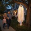 Party-Requisiten für festliche Atmosphäre Große hängende Schaukel Geist Halloween-Dekoration mit Fernbedienung und Schnur Gartenornament Warme Lichter