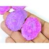 Dyed Window Solar Druzy Agate Fancy Shape Slice Crytsal Gemstone Lot 33-40MM SK-1642