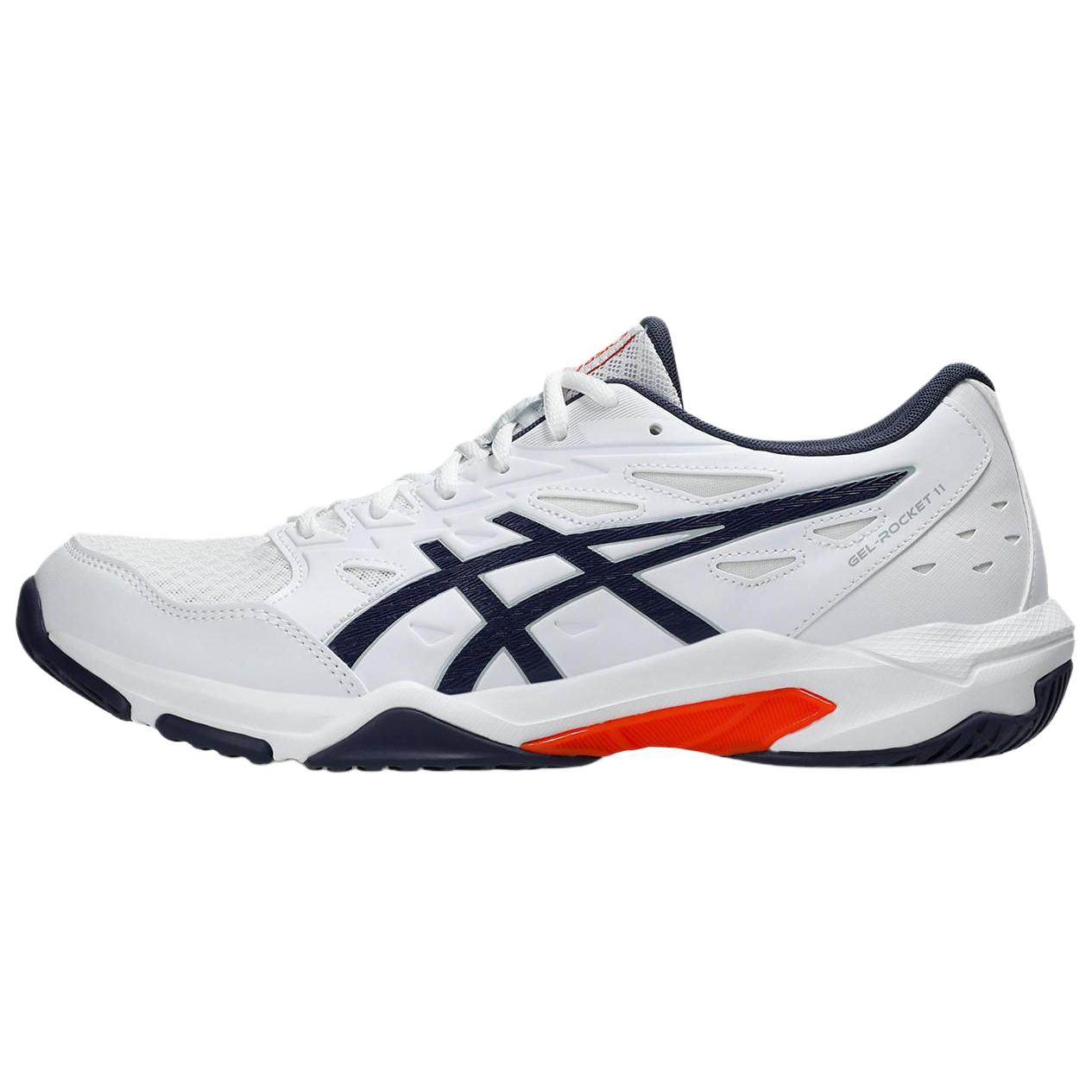 

Asics Gel-Rocket 11 Comfortable Soft Low-Top Training Shoes Unisex Sneakers White 1073A065-104 38