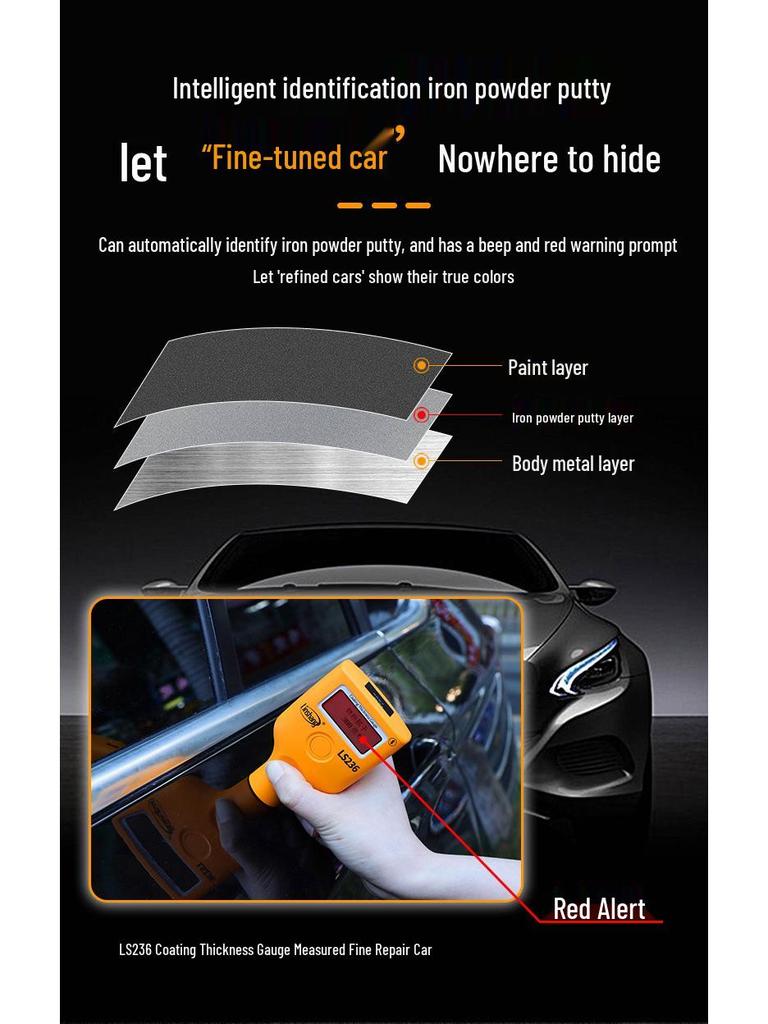 Linshang LS220/230 Malingbelegningstykkelsesmåler - Lavtemperaturbestandig