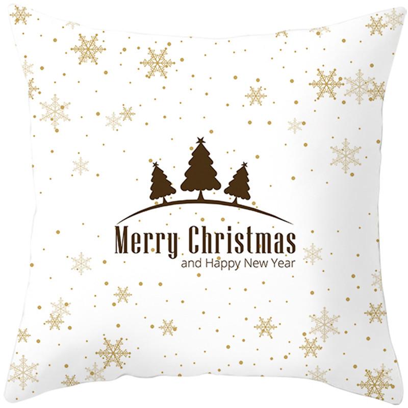 Merry Christmas holiday decoration cushion cover sofa office seat car ornaments bedroom room home  45x45cm