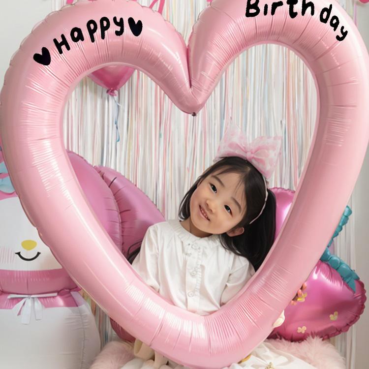 Birthday Balloon Set for Baby Girl Photo Props and Decorations