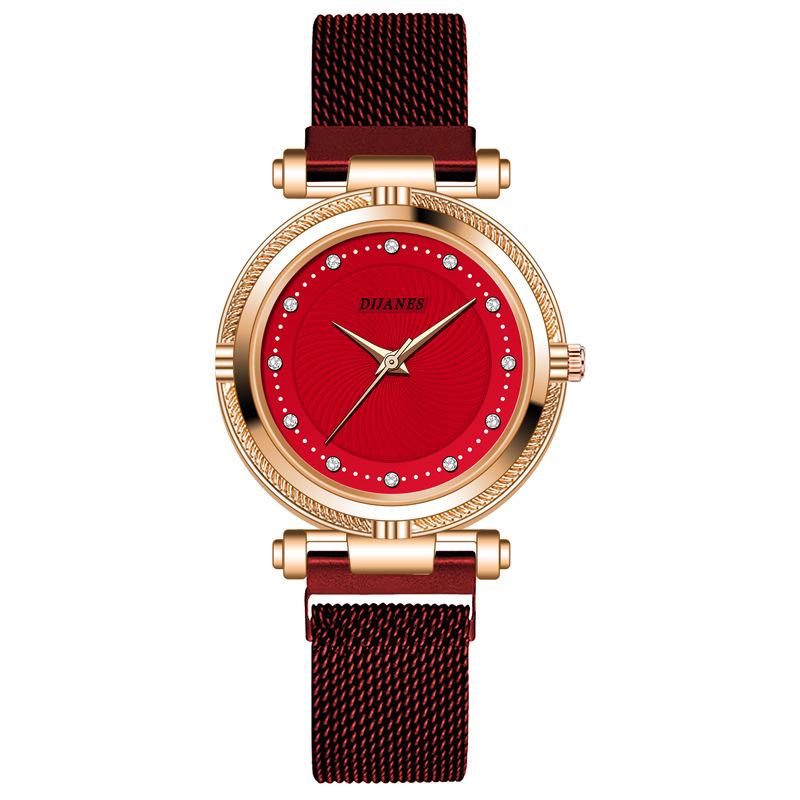 New niche women's watch elegant casual women's watch inlaid with diamond British watch temperament women's watch