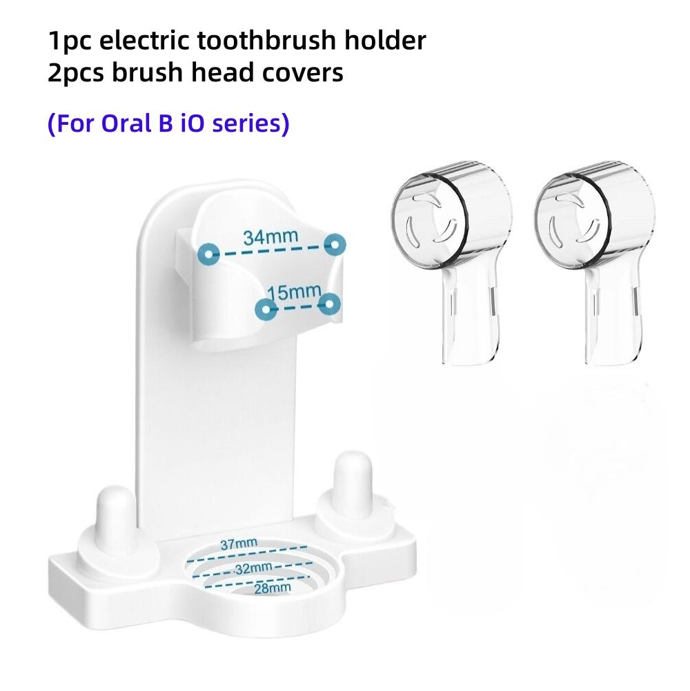 Adhesive Electric Toothbrush Holder Wall Mounted Brush Head Hanger Bathroom Organizer For Oral B iOSaving Space and Keep Drying