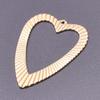Love Stainless Steel Charm For Earring Making Supplies 6pcs Heart Jewelry Pendants Fashion Accessories DIY Couple Gift Bedeltjes