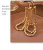 Qiong Yao Luxurious 4mm Stainless Steel Bead Bracelet for Women – Versatile and Elegant Design