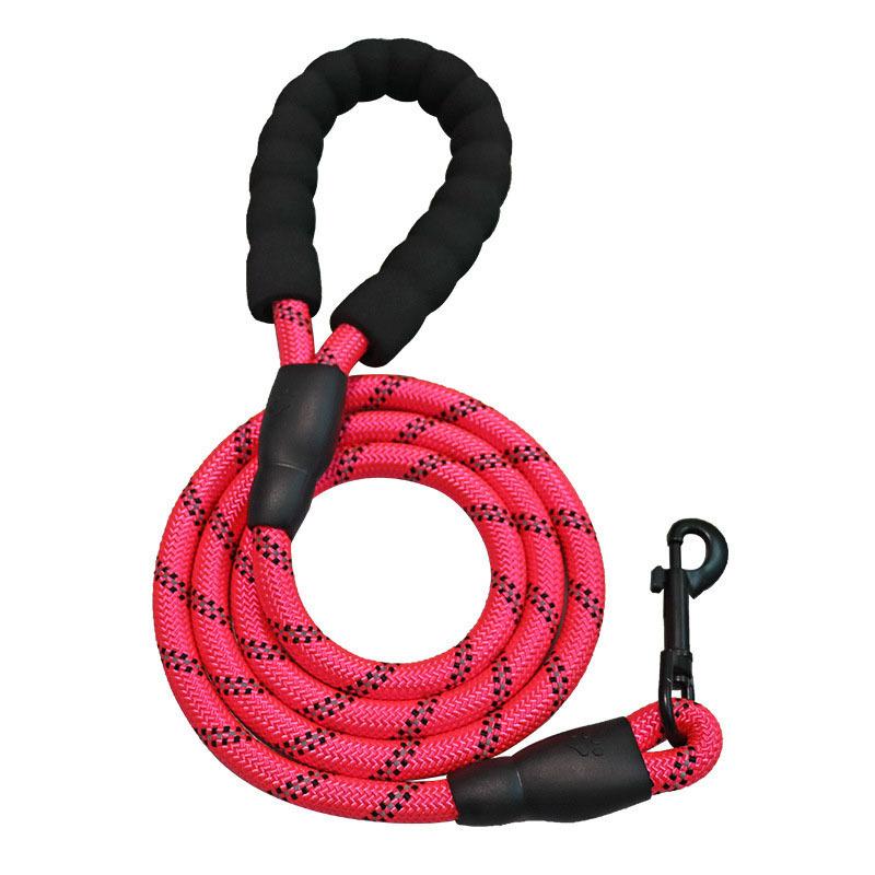 Pet Dog Reflective Leash Dog Rope Dog Chain Round Rope Walk Dog Rope Leash