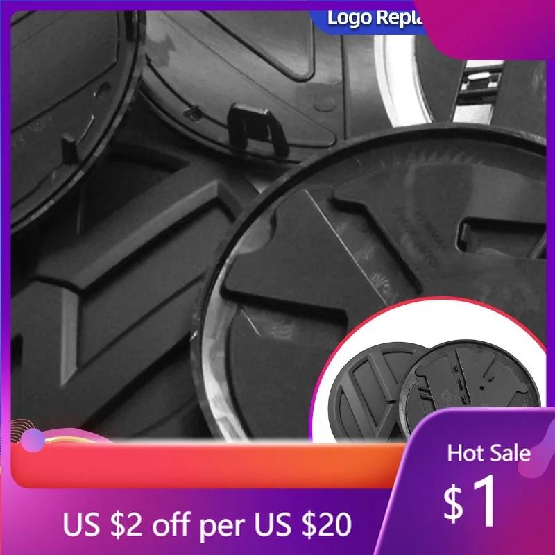 VW GTI GOLF Valve Stems Caps 2026 Hot Volkswagen VW Hub Caps 2Pcs Car Front Grill/Rear Emblem Lid Covers Logo Sticker For Volksw