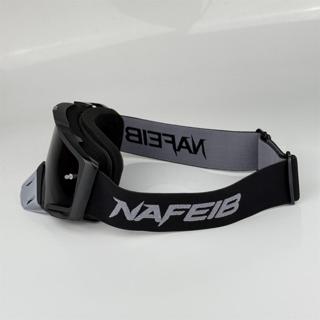 NAFEIB New Motorcycle Glasses Motocross Safety HD Lenses Goggles Dirt Bike ATV Ski mtb Goggles MOTO Outdoor Cycling Sunglasses