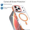 KEYSION HD Transparent Magnetic Case for MagSafe for iPhone 17 Pro Max Wireless Charging Shockproof Phone Cover for iPhone17 Air