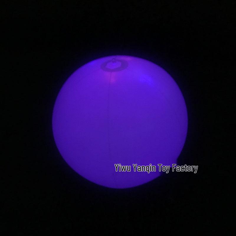 Color-Changing LED Inflatable Beach Ball - Remote Controlled, Waterproof, Pool & Concert Prop