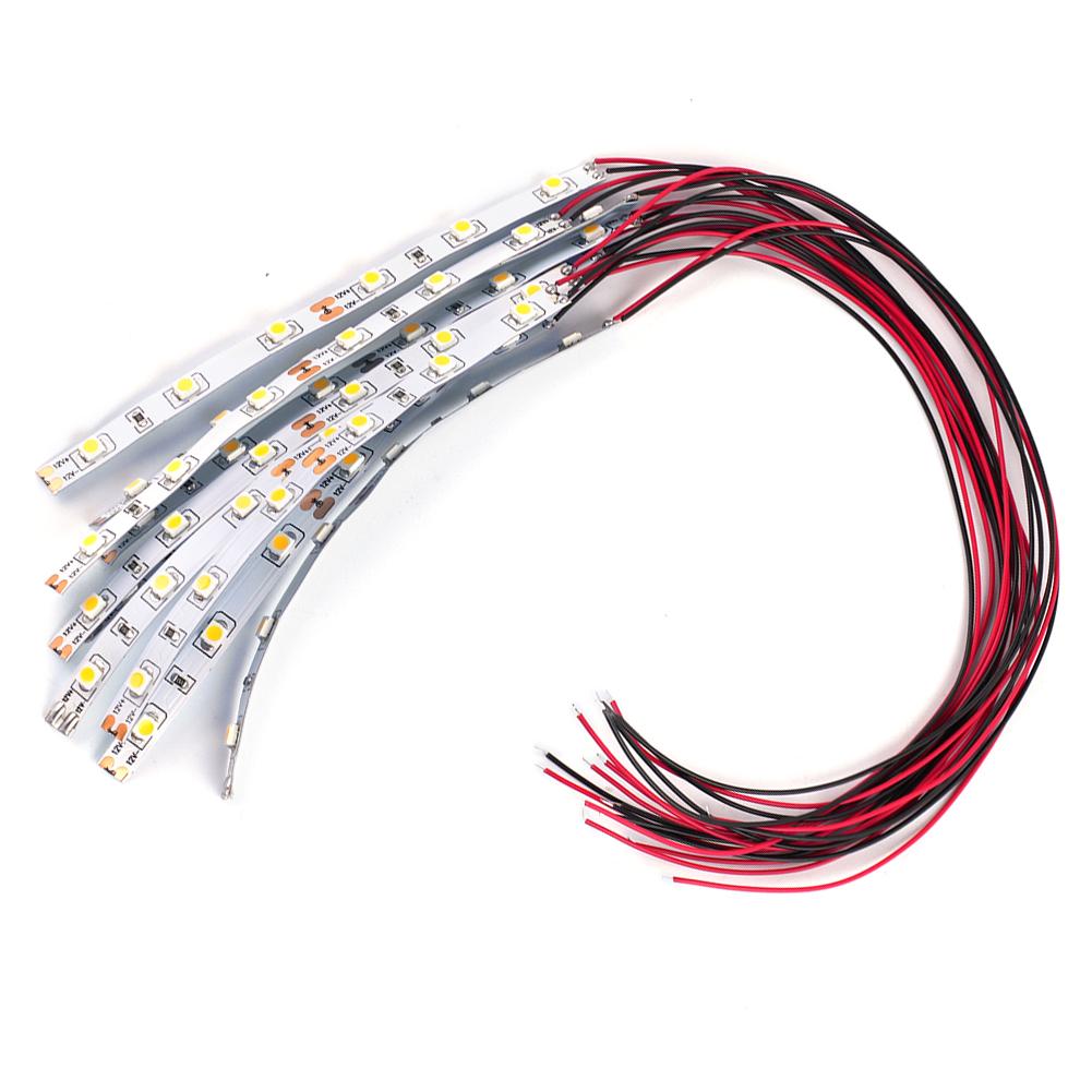 Accessories Dollhouse Indoor LED Light Strip Decoration 20 Cm Long 6 Led Building DIY Flexible LED Layout Pre Wired