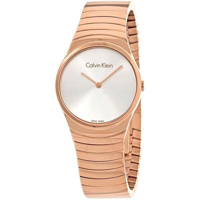 Calvin Klein Ur 2 Visere Hvirvel Rose Guld x Sølv K8A23646 Importeret [Calvin Klein] Dame [Standardprodukt]