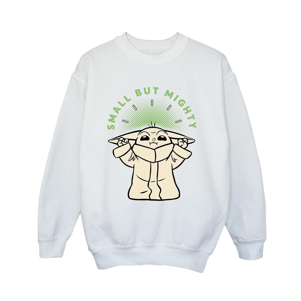 Star Wars Boys The Mandalorian Small But Mighty Grogu Sweatshirt