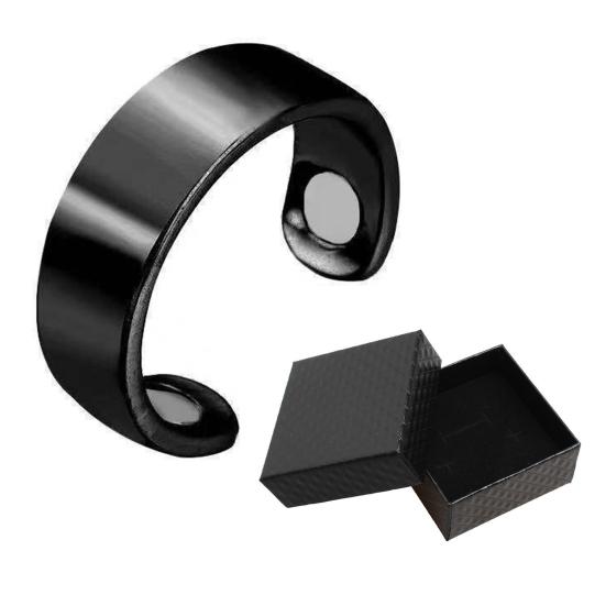 Magnetic Ring Adjustable Magnetic Open Design Reduce And Improve Finger Ring Therapy Ring Sleep Quality