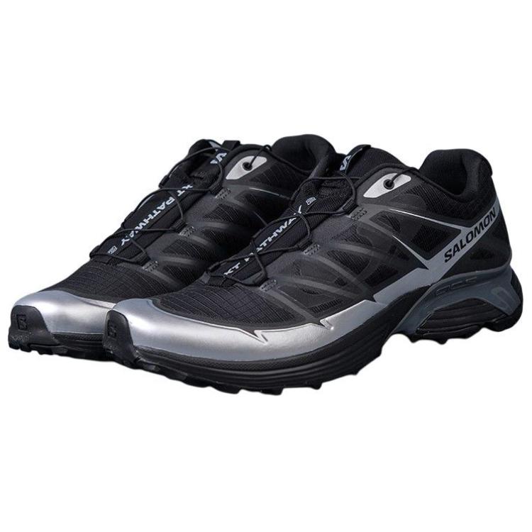 New SALOMON XT Pathway Coverage Low Top Running Shoes Unisex Black 477272