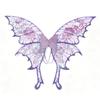 Semi-Transparent Mesh Butterfly Wings Floral Embroidered Angel Wings  Cosplay Performance