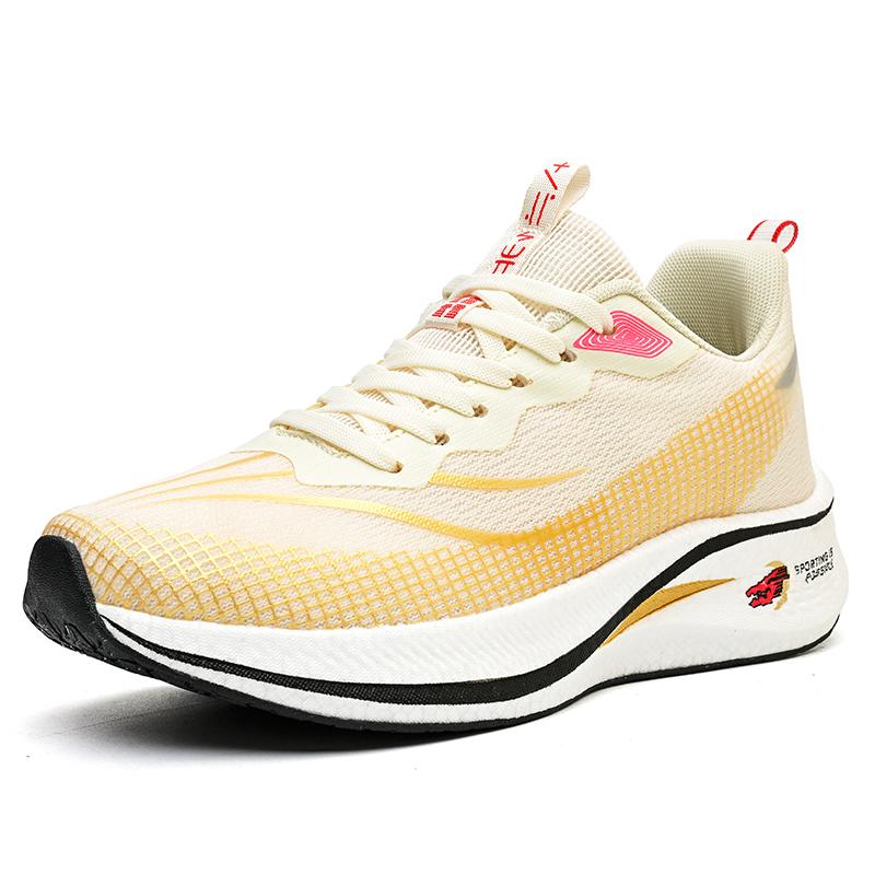 

Unisex Running Shoes 2026 Autumn Breathable Mesh Sports Shoes Comfortable Lace-up Flat Sneakers for Men Women 45
