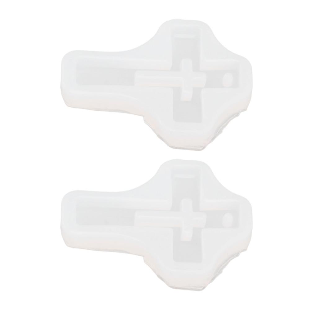 10pcs Food Grade Silicone Silicone Cross Mold Pendant Casting Mold For Craft Projects