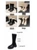 Women's 2025 Knee-High Waterproof Fleece-Lined Slimming Boots - Thick-Soled, Over-the-Knee, High-Top Cotton-Padded Winter Knight Boots.