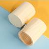 Wooden Pen Container Round/Hexagonal/Square Makeup Brush Holder Desktop Organizer  Gift