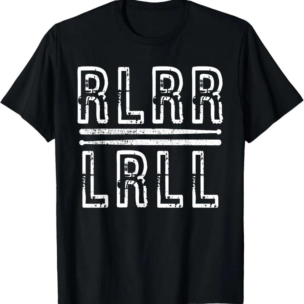 Schlagzeuger Paradiddle Schlagzeug RLRR LRLL T-Shirt