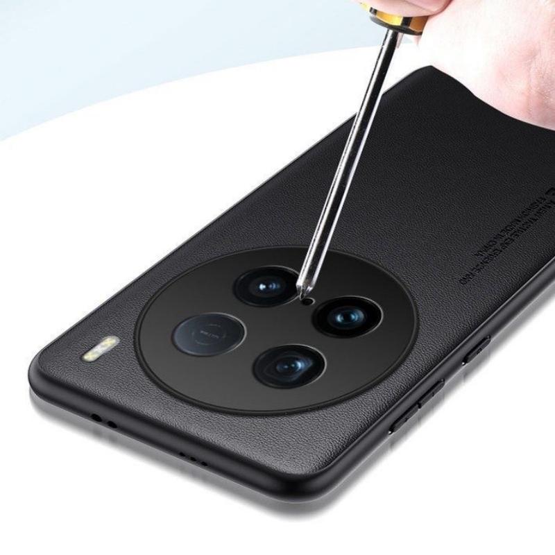 Case For VIVO X100 Ultra Case Luxury Silicone Leather Back Cover For Vivo X100Ultra 5G Camera Protection Shell Shockproof Bumper
